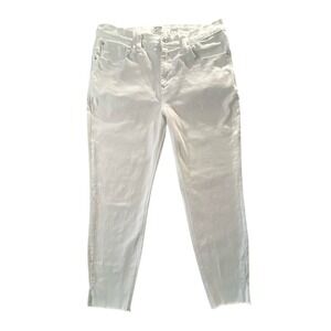 Kensie Jeans The‎ Kelsie High Rise Skinny, Women's, Solid White, Size 12/31